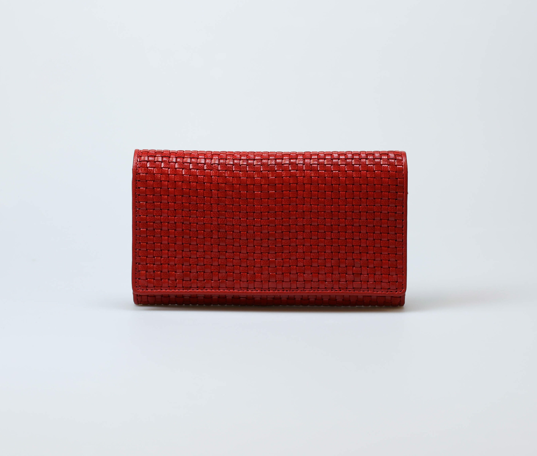 red-women-classic-weave-long-trifold-wallet-orimono-tresse-1 red-women-classic-weave-long-trifold-wallet-orimono-tresse-1