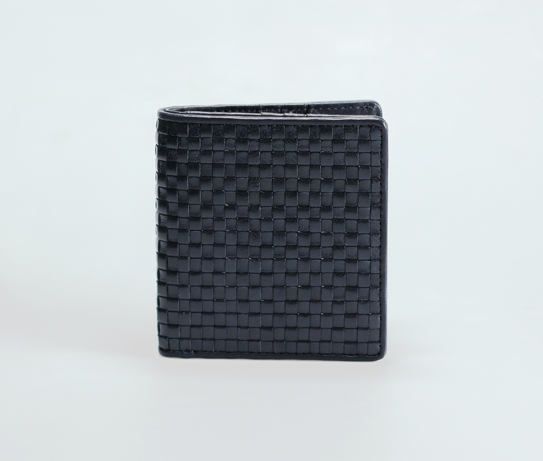 vertical leather wallet