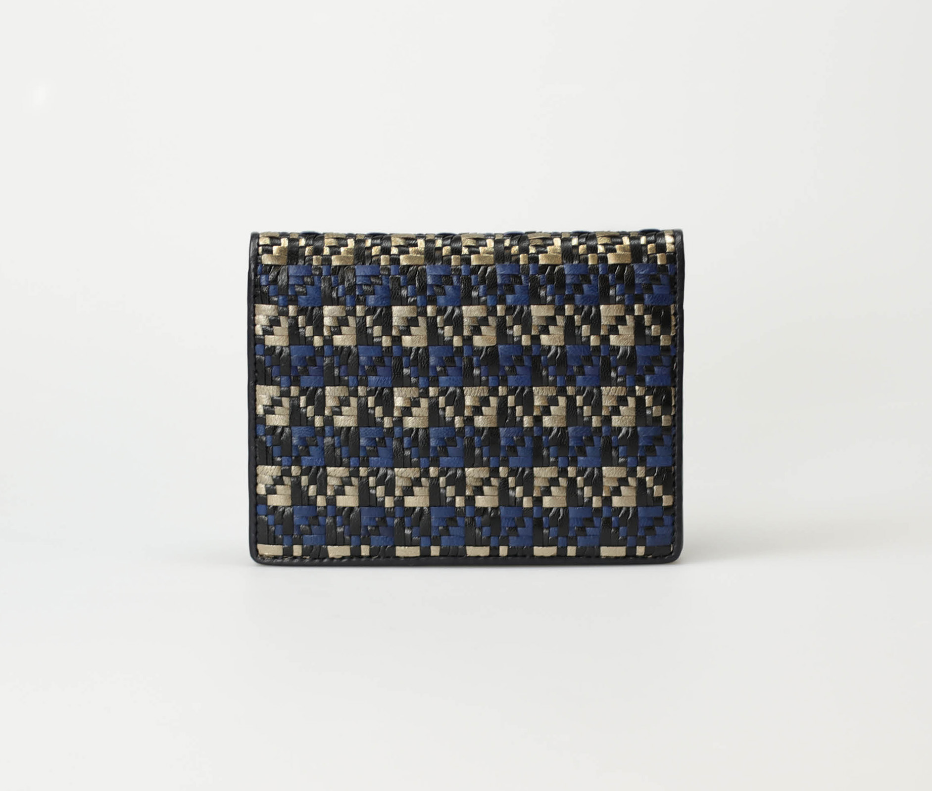 blue-tricolor-women-tribal-weave-travel-wallet-jadila-tresse-1 Jadila Wave Woven Purse