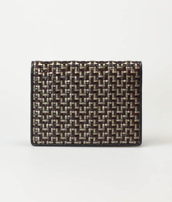 brown-women-diagonal-weave-travel-wallet-jadila-tresse-1 Jadila Java Woven Purse